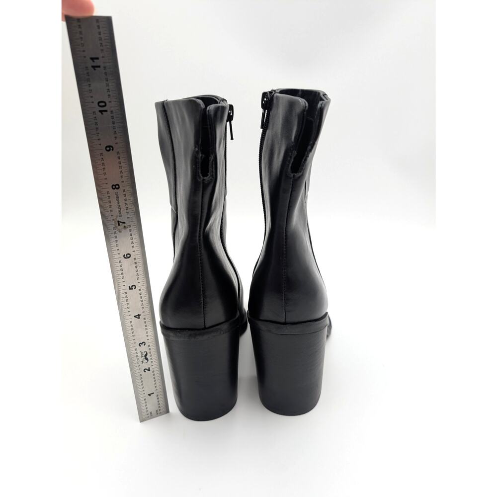 Steve Madden Silvee Pointed Toe Chunky Heels Ankl… - image 4